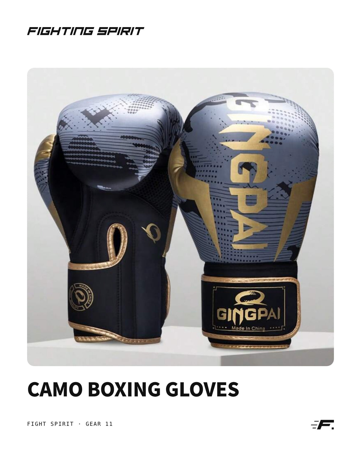 Fighting Spirit Camo Boxhandschuhe – 4 Farben