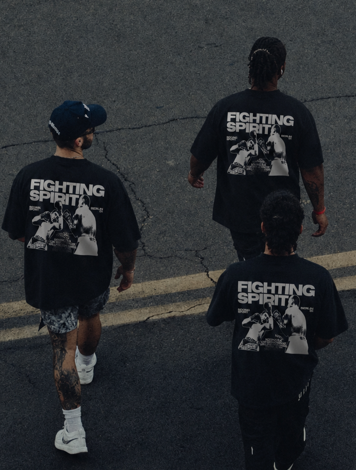 FIGHTING SPIRIT — Boxing Oversized T-Shirt | Berlin 01