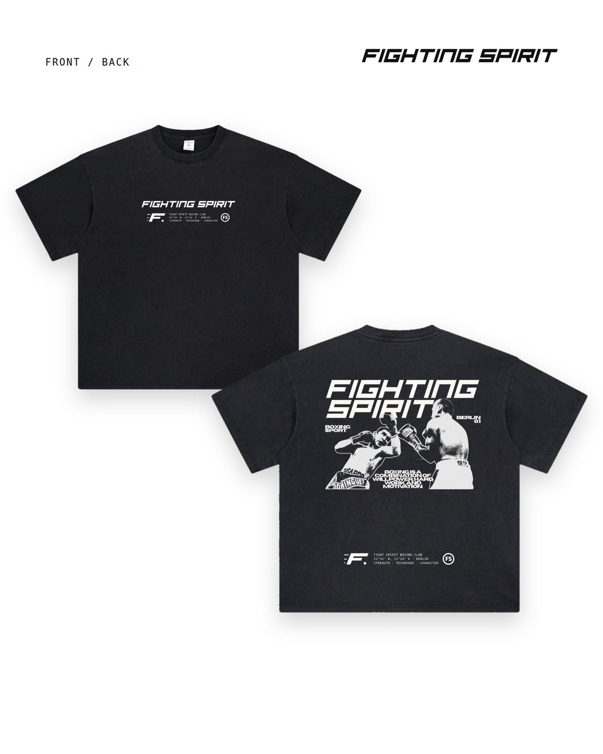 Fighting Spirit — Berlin 0.1 Tee