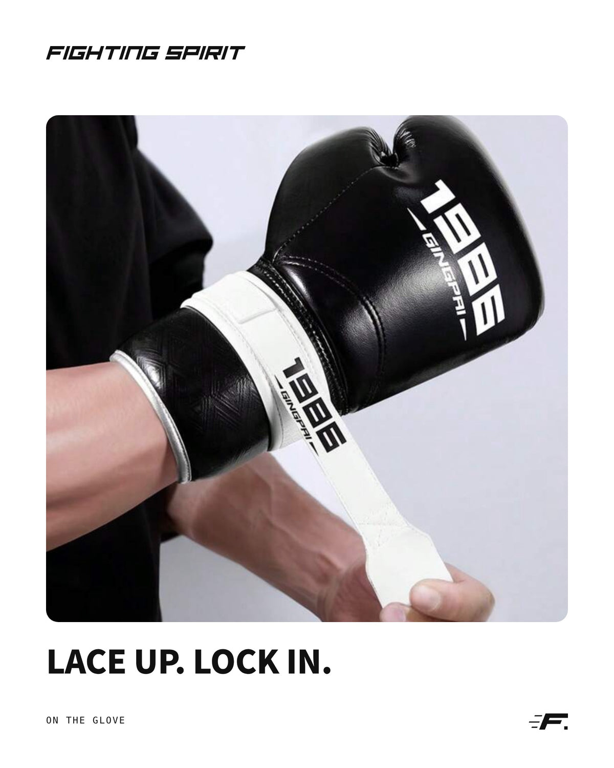 Fighting Spirit Schnür-Boxhandschuh-Adapter – Schnellwechsel-Riemen | Paar