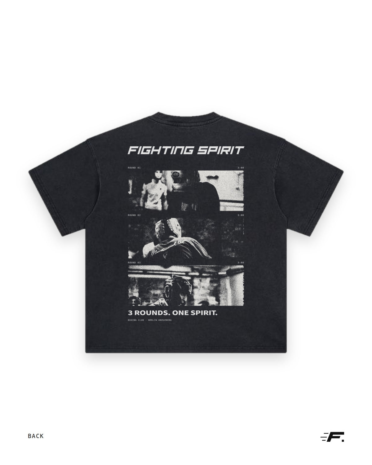 Fighting Spirit — 3 Rounds. One Spirit Tee