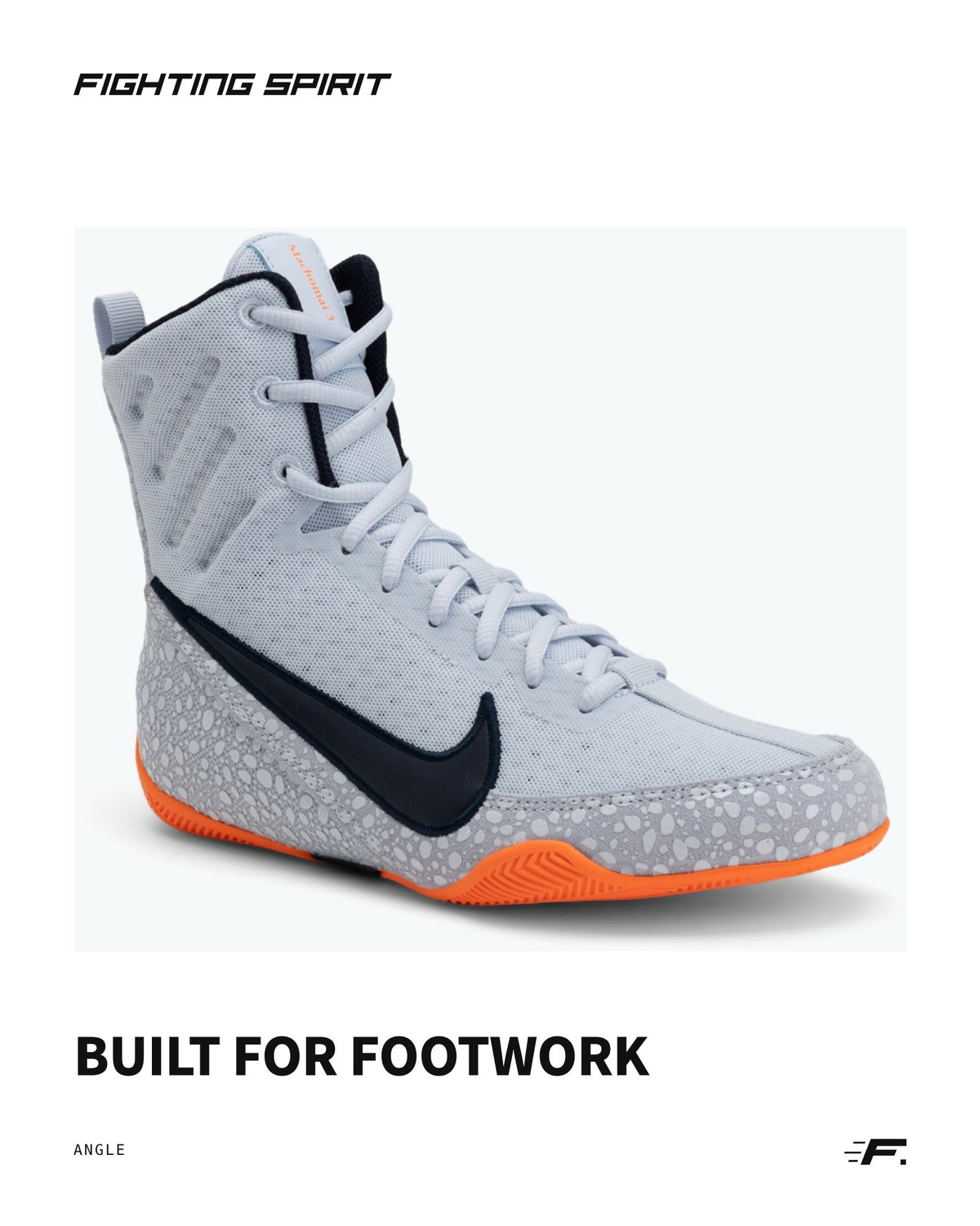 Nike Machomai 3 SE - Boxing Shoes – Grey / Orange