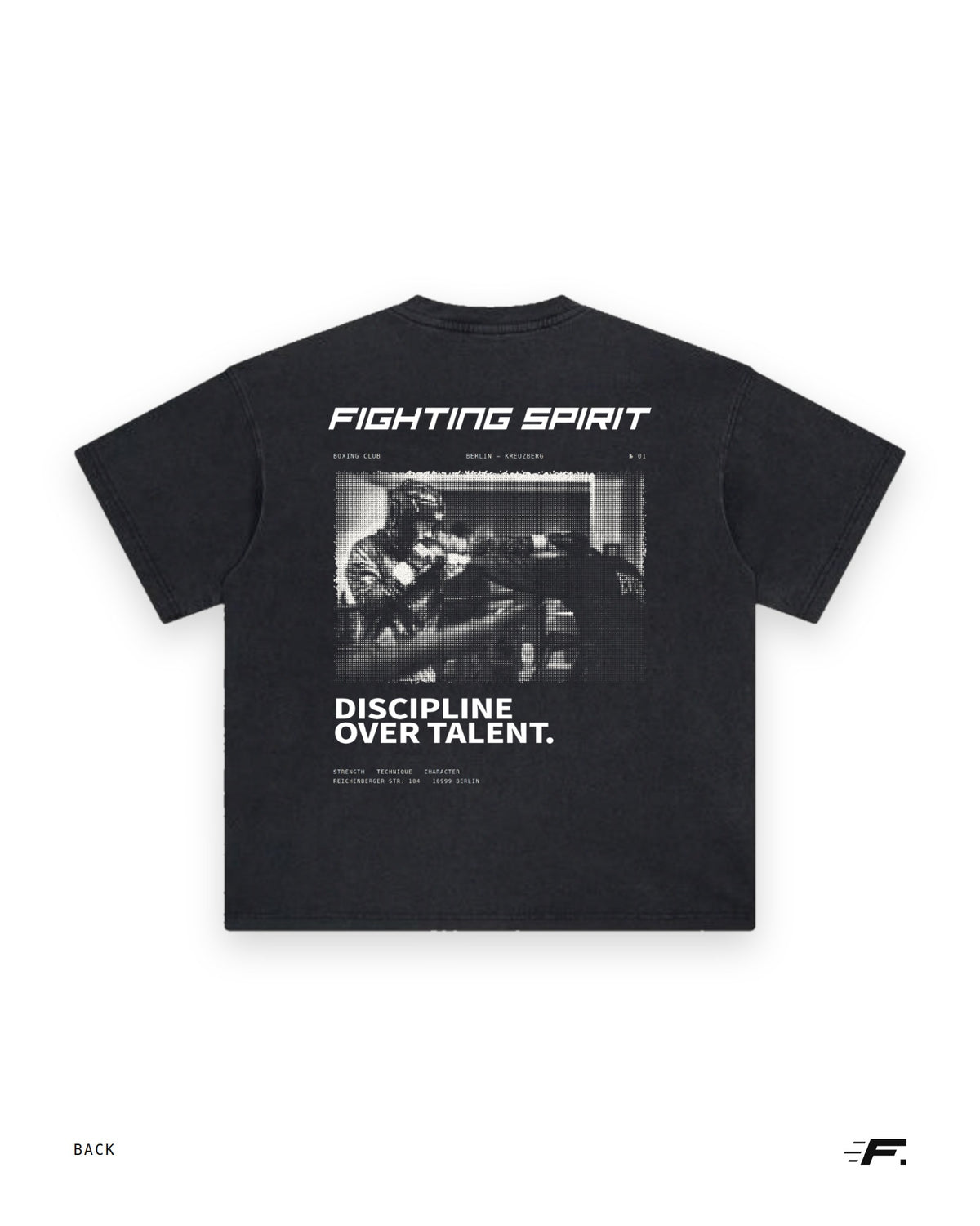 Fighting Spirit — Discipline Over Talent Tee