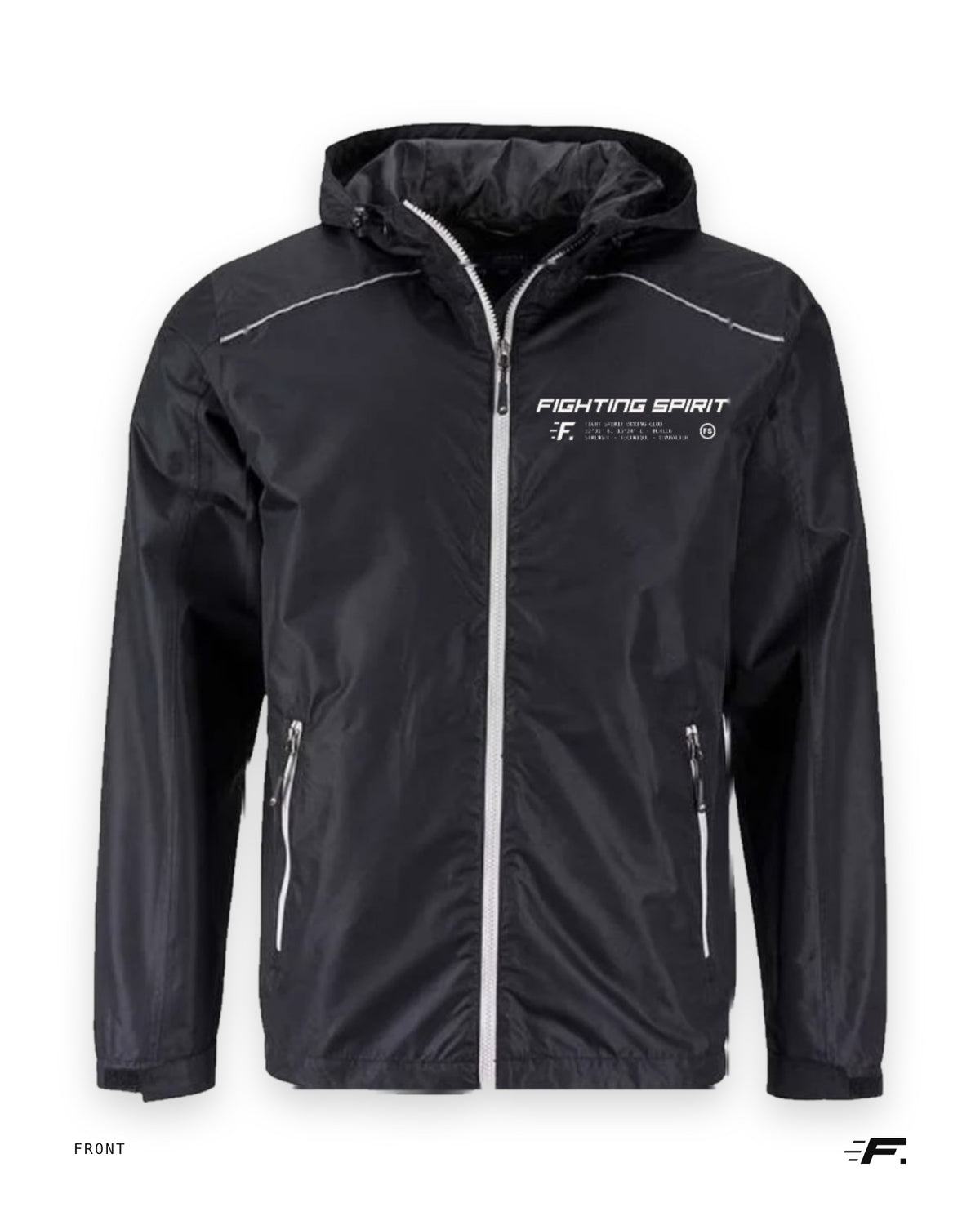 FIGHTING SPIRIT BOXER WINDBREAKER — BLACK | FW26