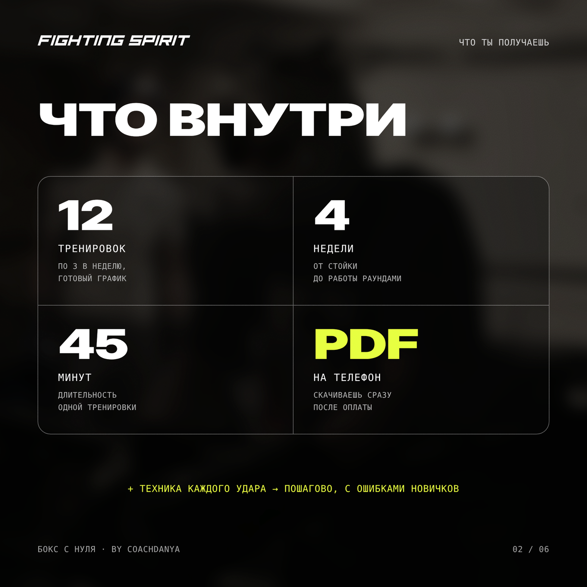 БОКС С НУЛЯ — 4-недельный план тренировок