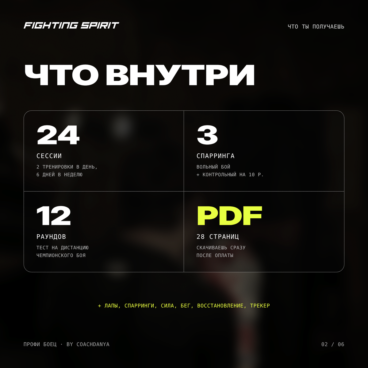ПРОФИ БОЕЦ — 2-недельный тренировочный лагерь для профессионалов